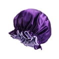 thumbnail image 2 of Gorro de satén con diadema elástica de belleza para mujer, gorro de noche para salón de belleza para mujer, gorro para dormir de una sola capa para el cuidado del cabello Wmkox8yii hjk581, 2 of 2