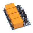 thumbnail image 2 of HUGFEGWE Relay Board, Light Indicator Anti Interference Micro Relay Board 3.3-5V Dc Micro Relay Module Board with Optocoupler for Home Appliance Control (4 Way) CA919-159052, 2 of 8