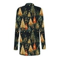 thumbnail image 5 of Ugly Sweater Cardigan for Women Long Sleeve Open Front Knit Casual Lightweight Xmas Graphic Trendy Fall Outwear 2025, 5 of 6