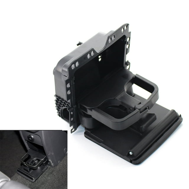 Consola Central reposabrazos traseros soporte para bebida soporte para coche ajuste para tizan 2008 2009 2010 2011 2012 2013-2016 7N0862533 (Color: Macarena Soporte para botella de la fila trasera