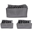 thumbnail image 1 of 3pcs Jeans Drawer Organizer 7-grid Closet Clothes Organizer 9-grid Clothes Organizer, 1 of 6