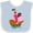 Blue and White, variant on Pirate Ship Girls Baby Bib
