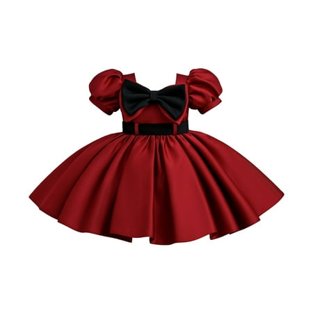 

PANGF Clearance Middle Children Summer Baby Dress for Birthday Puffy Girl Dress Dresses for Girls Medium-Sized Children Birthday Puffy Girls Dresses