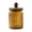 Yellow, variant on 23.7oz Vintage Glass Jar with Lids Colored Glass Kitchen Counter Canisters Jars with Airtight Wooden Lids for Flour Sugar Cookie Coffee Tea Storage Containers