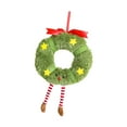 thumbnail image 4 of Muñeco de Peluche Navideño, 15 x 22 cm, Decoración Colgante Redonda, Accesorio Versátil para Repisas de Chimenea, 4 of 9