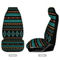 thumbnail image 3 of Aztec Art Set of 2 Car Seat Covers Seat for Carseats Front Seat Auto Car Interior Accessories Universal 2 Piece, 3 of 6
