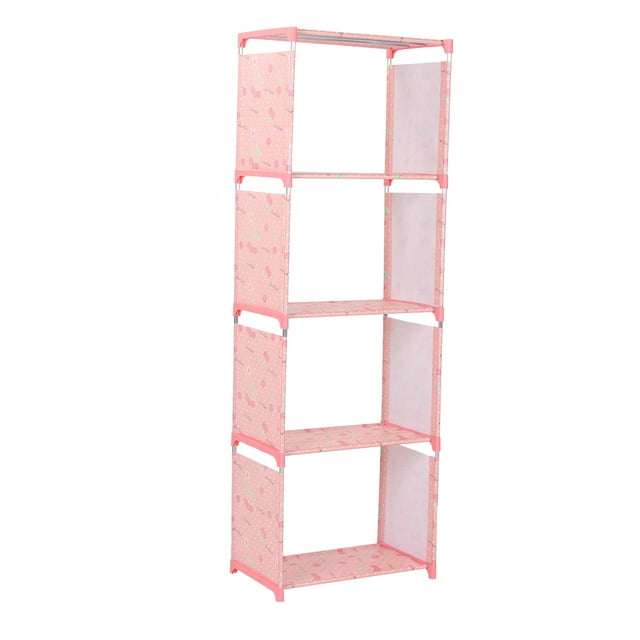 Storage Rack,Multi Layer Standing Bookcase Storage Shelf Standing Bookcase Sleek Aesthetic