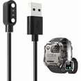 thumbnail image 1 of ccwmincc for IOWODO W60 Smart Watch Charger, Magnetic Replacement USB Charging Cable Compatible with IOWODO W60 Smart Watch Accessories(Black), 1 of 1