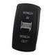 thumbnail image 1 of 12V 24V 20A Coche Barco Motocicletas 7 pines Barra de luz indicadora LED blanca Empuje el interruptor basculante Impermeable Soledad Interruptor de eje de balancín del coche, 1 of 10