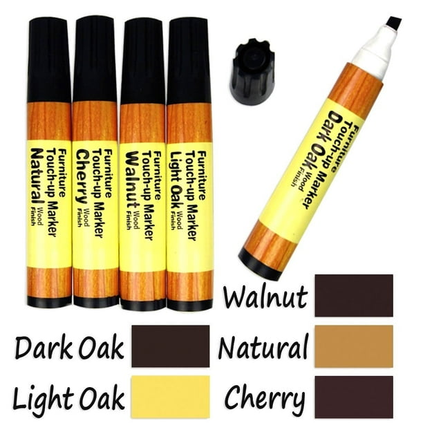 1 X 5Color Wood Floor Furniture & Woodwork Scratch Cover TouchUp Pens