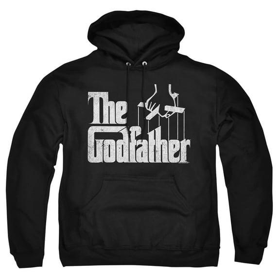 Godfather Logo Adult Pull-Over Hoodie, Black, 2X-Large