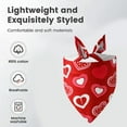 thumbnail image 4 of kladzum Valentines Day Dog Bandanas, Pet Scarf Valentine's Day Pet Apparel Pet Scarf Cats and Dog Tricot Pet Accessories Valentine's Day Decorations, 4 of 7