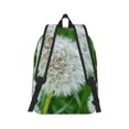 thumbnail image 2 of Honeii Dandelion Flower In The Meadow Print Canvas College Laptop Backpack, Durable Rucksack Travel Notebook Bag School Backpack Book Bag for Men Women-Medium, 2 of 7