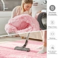 thumbnail image 5 of Buganda Area Rugs for Living Room 2'X3', Soft and Fluffy Shaggy Carpet for Pets, Machine Washable Floor Rugs for Bedroom, Pink, 5 of 7