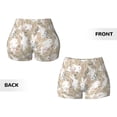 thumbnail image 5 of Kdxio Retro Bunny Flower Print Workout Shorts for Women Seamless Soft Smooth Gym Yoga Scrunch Active Shorts, 5 of 9