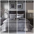 thumbnail image 2 of Madison Park Couvre-Lit Matelassé Rhapsody Ensemble Multi KingCal King, 2 of 5