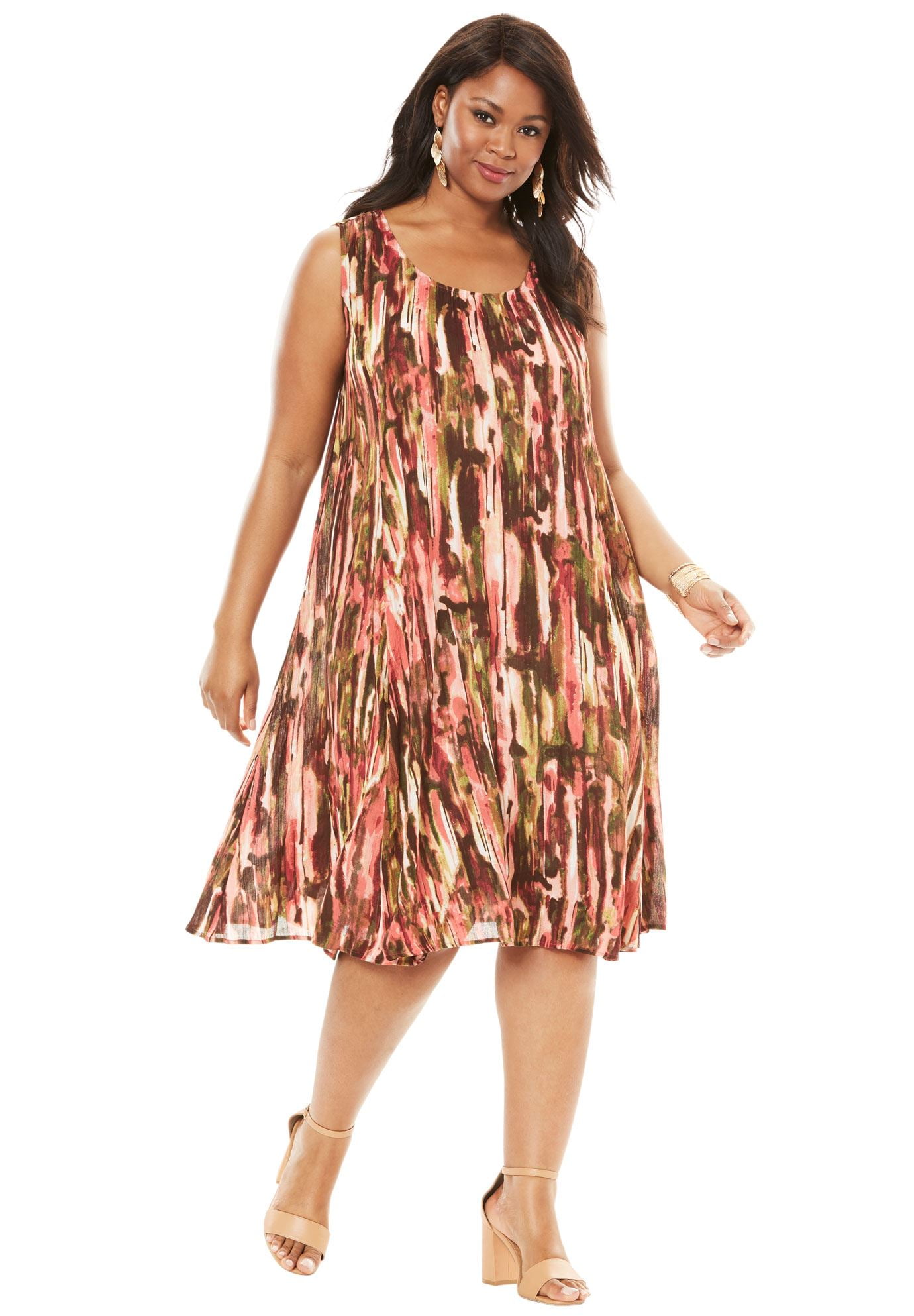 crinkle dresses plus size