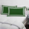 thumbnail image 4 of Green Greek Key Standard Pillow Covers, Geometric Greece Ancient Farmhouse Geo Soft Throw Pillow Cases with Invisible Zipper, Decorative Pillowcase Pillows Protectors for Sofa Bed Chair 20"x26", 4 of 9