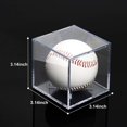 thumbnail image 2 of Paquete de 8 vitrinas para béisbol, acrílico transparente, con protección UV, 2 of 6