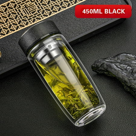 

Kitchen Accessories in Clearance Tea Separation Cup Double-Layer Tea Brewing Glass Cup Good Boron Silicon Thickened Explosion-Proof