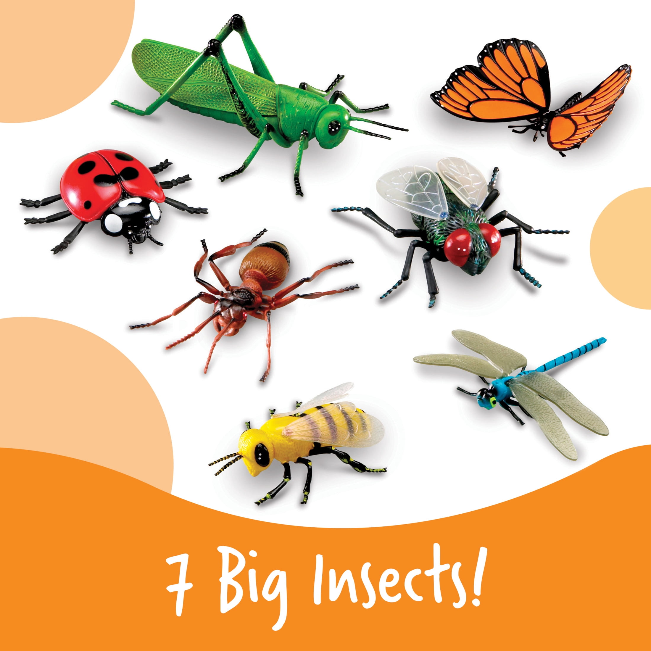 Learning Resources Jumbo Insects, Animal Toys for Kids, Ages 3+
