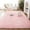 Pink, variant on SAYFUT Super Soft Fluffy Floor Rug Washable Shag Rug Shaggy Area Rug, Non Slip Area Rug Pad, Bedroom Dining Room Anti-skid Carpet Yoga Mat Child Play Mat
