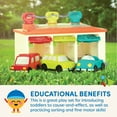 thumbnail image 4 of Battat 3-Car Garage Toy Playset with Keys Vehicle Playsets 6.38in, Toddler and Preschool and Toys, 4 of 8
