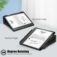 thumbnail image 3 of SaniMore Case for Kindle Scribe 10.2 inch (2022 Release), 360° Rotating Swivel Stand Anti-slip Strip PU Leather Luxury Pattern Full-body Protective Shockproof Anti-drop Shell,  Black, 3 of 7