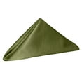 thumbnail image 2 of Ultimate Textile (1 Dozen) Reversible Shantung Satin - Majestic 20 x 20-Inch Cloth Dinner Napkins Moss Green, 2 of 4
