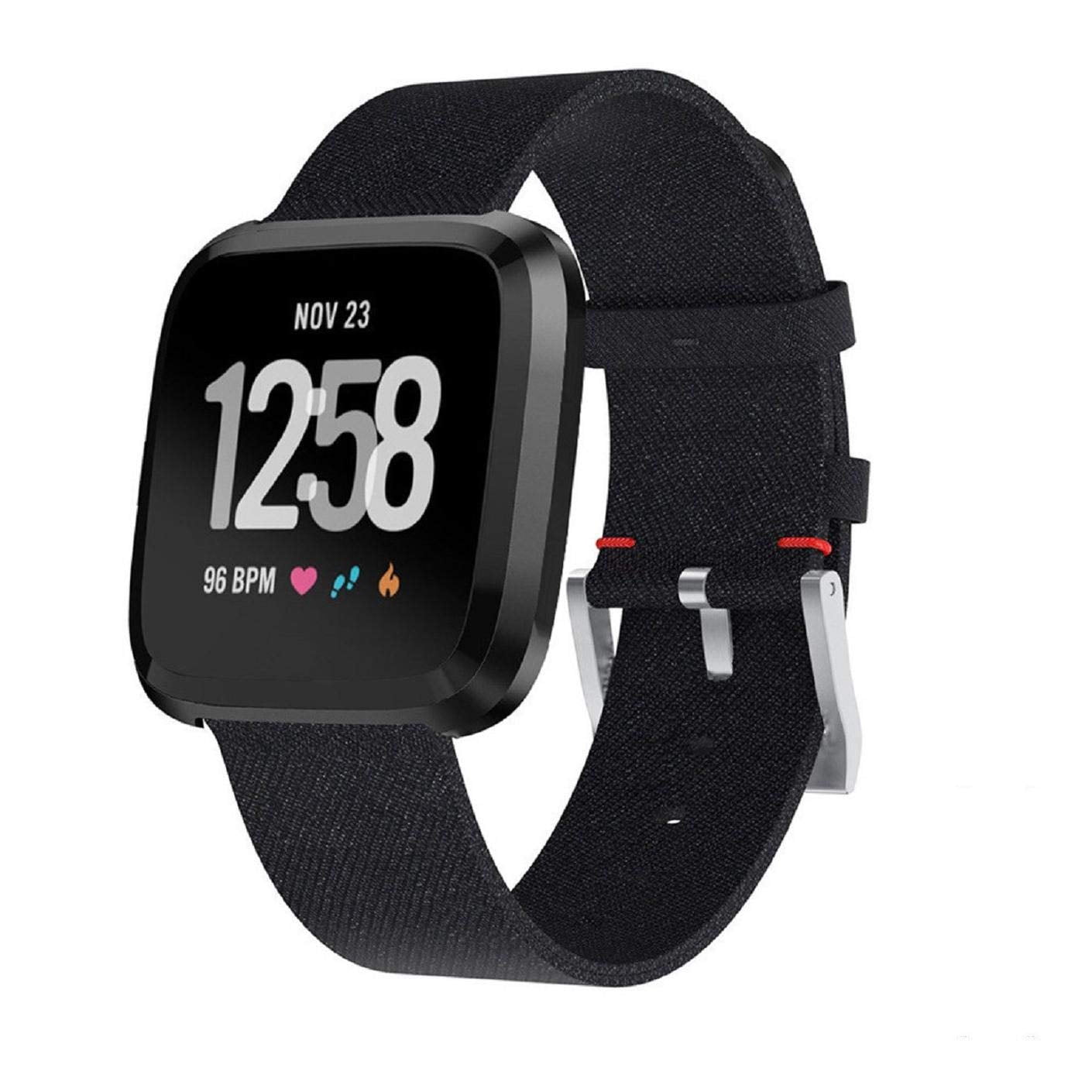 Versa Lite Wrist Band, 1PC Woemen Fabric Replacement Watch Band Wrist Straps for Fitbit Versa