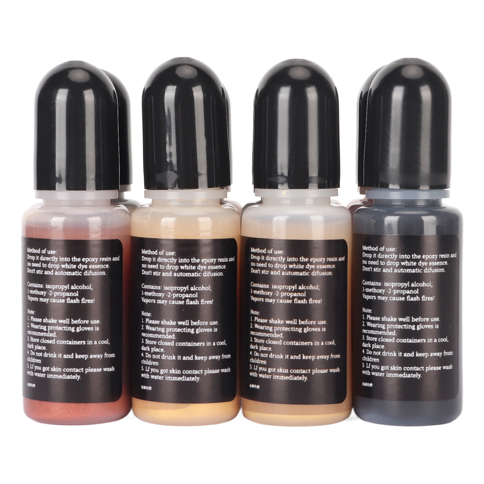 Lot De 12 Encres Métalliques à Base D'alcool Pour Résine époxy, Peinture – Teinture Concentrée à