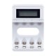 thumbnail image 1 of 4 Ranuras Cargador de Batería Con Pantalla Lcd paraaa aaa Ni-MH Batería Batería de batería inteligente recargable Carger USB 2A Carga Rápida, 1 of 6