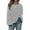 Black White, variant on Womens Striped Oversized Sweatshirt Color Block Crew Neck Long Sleeve Casual Loose Pullover Top Y2K Clothes