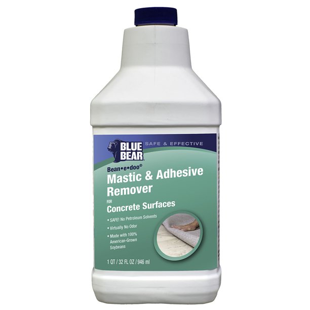 Blue Bear Liquid Mastic and Adhesive Remover 1 qt.