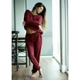 thumbnail image 3 of PRETTYGARDEN Women's Spring Fall 2 Piece Lounge Outfit Long Sleeve Crewneck Pullover Tops High Waisted Pants Set Tracksuit, 3 of 6