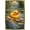 Gold Framed Version, variant on Rubber Duck - River Lilies Wall Poster, 22.375" x 34"