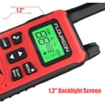 thumbnail image 4 of Walkie Talkies，Channel 2 Pack Walkie Talkies FRS/GMRS 462-467MHZ Two Way Radio Up to 5000Meters/3.1Miles Range Handheld Interphone Red, 4 of 7