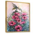 thumbnail image 3 of Designart 'Blossoming Hibiscus Flowers In The Wild' Traditional Framed Canvas Wall Art Print, 3 of 5