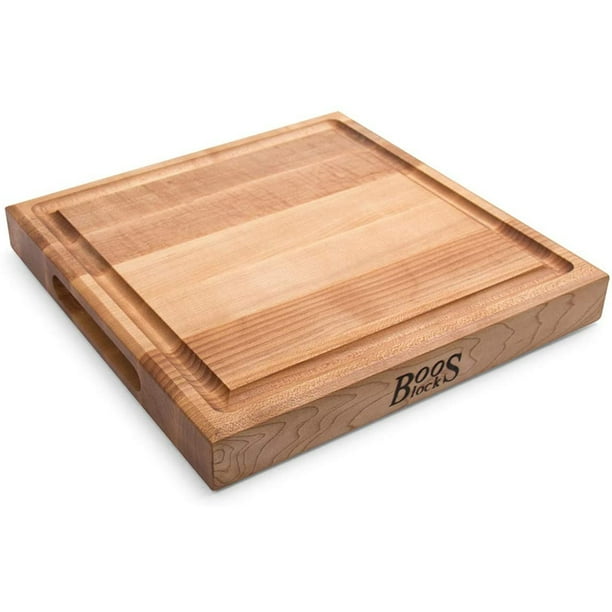 John Boos Block 12x12" Square Cutting/Carving Board w/ Juice Groove