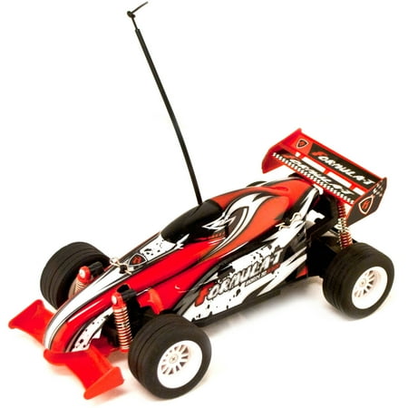 Aleko 1/18 Formula Car 27MHz AAA Battery Remote Control, Red