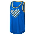 thumbnail image 2 of Women's G-III 4Her by Carl Banks Blue Daniel Suarez A Game Scoop Neck Tank Top, 2 of 3