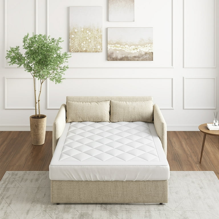 Sleep. Holden Waterproof Sofa Bed Mattress Pad White Queen