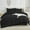 Black, variant on 7-Piece King Size Dark Emerald Green Solid Comforter Set, Lightweight Bedding with Comforter, Sheets, Pillowcases & Shams