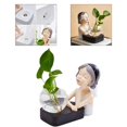 thumbnail image 4 of terrario estatuil de de cristal macetero bud terrarios decoración Mentonera negro Zulema Terrario de plantador de escritorio, 4 of 7