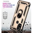 thumbnail image 3 of for Moto G Pure Phone Case, Moto G Power 2022 Case with HD Screen Protector, Military Grade Protective Cases with Ring for Moto G Pure (Golden), 3 of 12