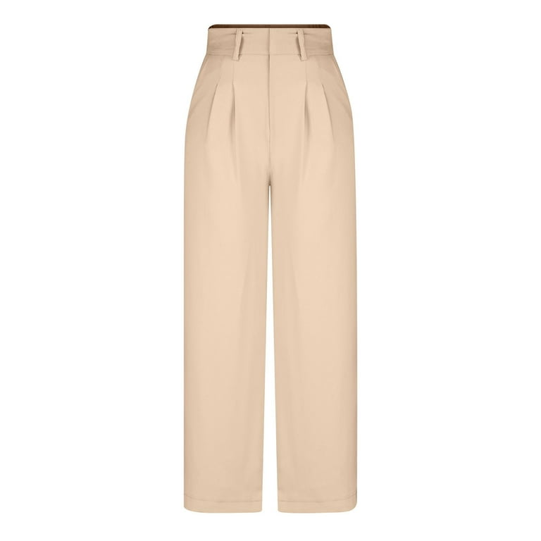 Beige Trousers - Pull-On Trousers - Beige High Waisted Pants - Lulus