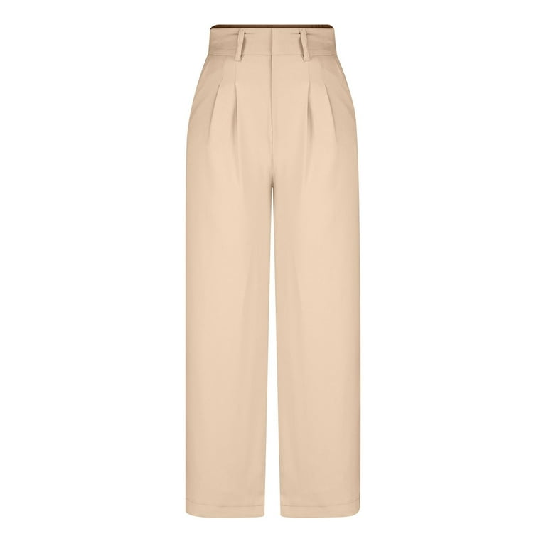 ★ POSZER★ Relaxed wide pants ivory 243REWPT009 Reduce Price RYRJJ Wide Leg Pants for Women Work Business