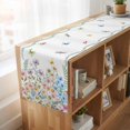thumbnail image 6 of Table Runners 72 Inches Long Dress Scarves, Wildflowers Farmhouse Kitchen Table Runner, Coffee Tablerunners, Farmhouse Country Dragonfly Butterfly Floral 14x72 Inch, 6 of 9