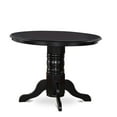 thumbnail image 3 of East West Furniture Shelton 5-piece Wood Dining Table Set in Black, 3 of 6
