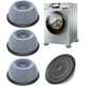 thumbnail image 1 of Almohadillas para pies para lavadora, 4 piezas, alfombrillas antivibración universales para lavadora, almohadillas/pies estabilizadores de pedestal de goma antideslizantes para lavadoras, secadoras y muebles JM MX-0134669FYD, 1 of 5